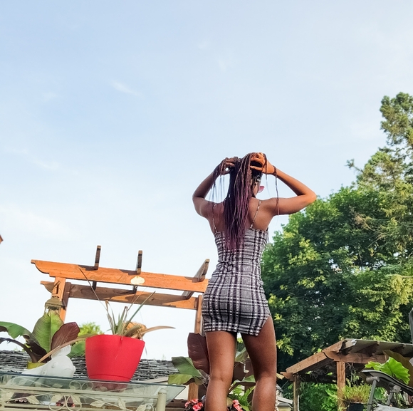 Plaid mini dress - Picture 4 of 4